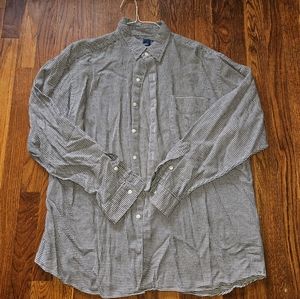 Mens Houndstooth Flannel polo by Ralph Lauren Marlowe shirt xl